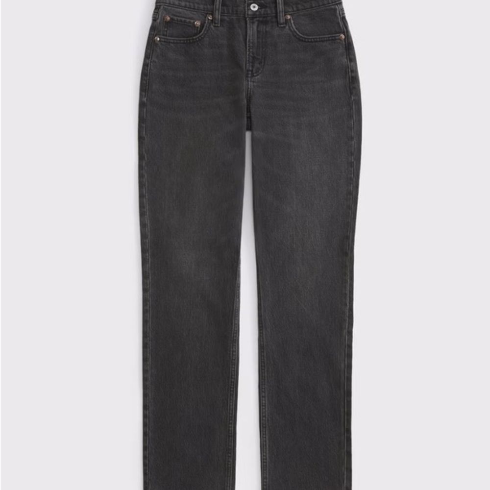 Abercrombie & Fitch Women's High Rise Jeans - Black